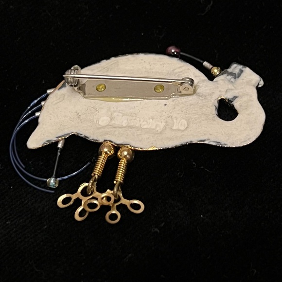 Jewelry 10 art brooch - Picture 2 of 3